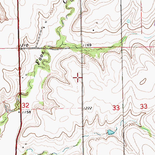 Topographic Map of Mount Carmel School (historical), KS