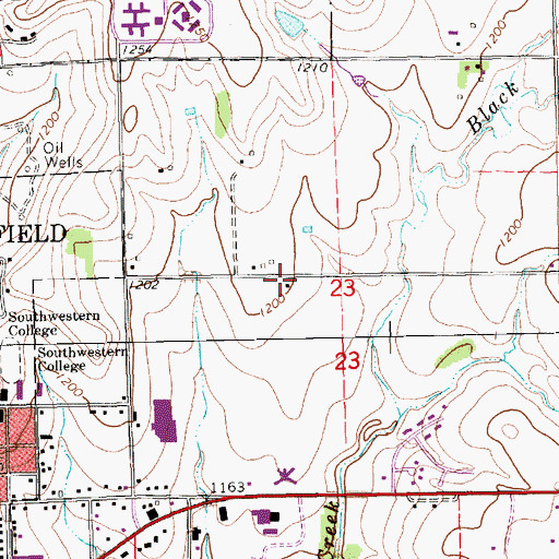 Topographic Map of Science Valley School (historical), KS