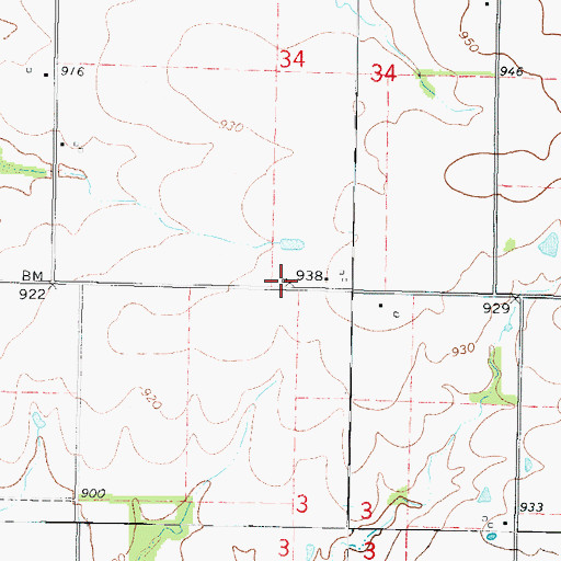 Topographic Map of Limestone School (historical), KS