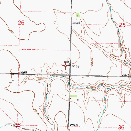 Topographic Map of Welsh School (historical), KS