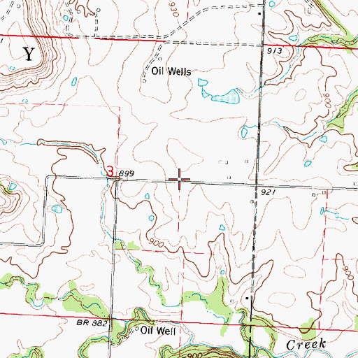 Topographic Map of Needmore School (historical), KS