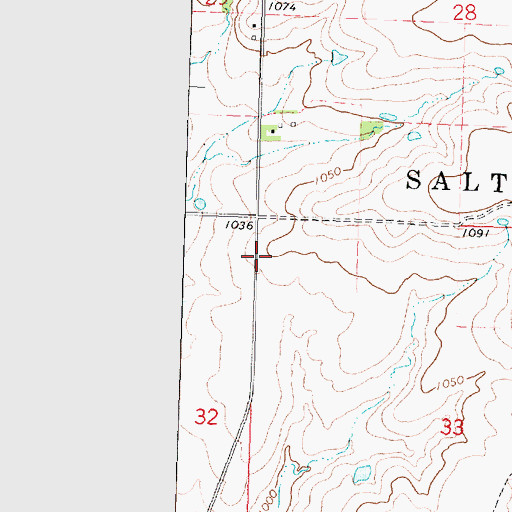 Topographic Map of Shawnee School (historical), KS