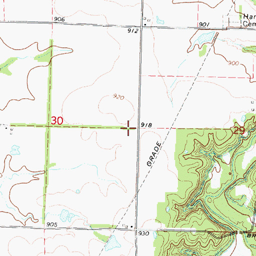 Topographic Map of Carpenter School (historical), KS