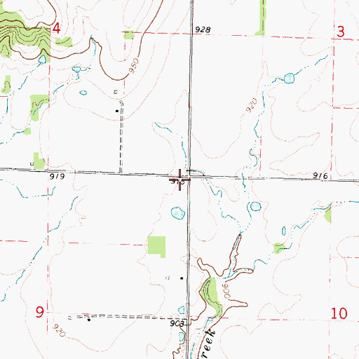 Topographic Map of Ripon School (historical), KS