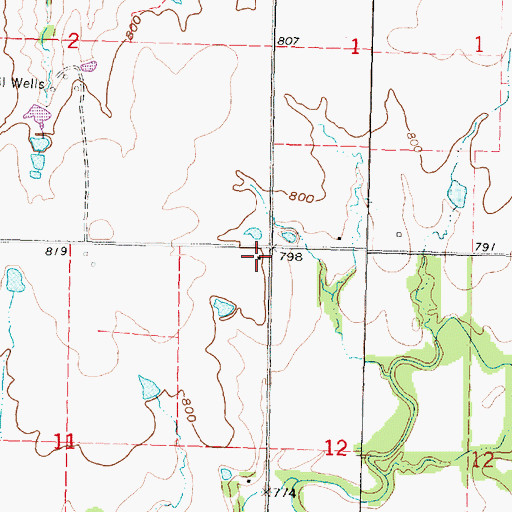 Topographic Map of Snow School (historical), KS