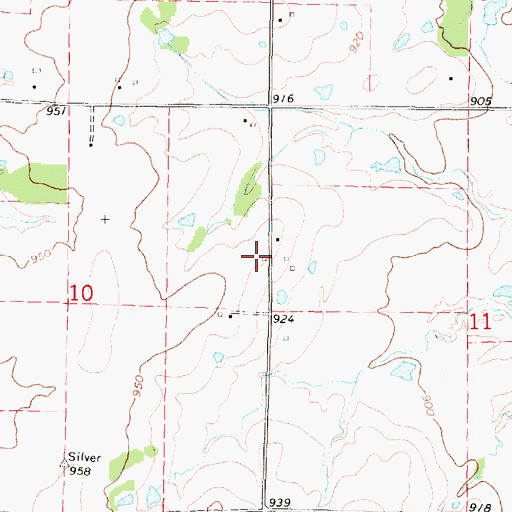Topographic Map of Stone Palace School (historical), KS