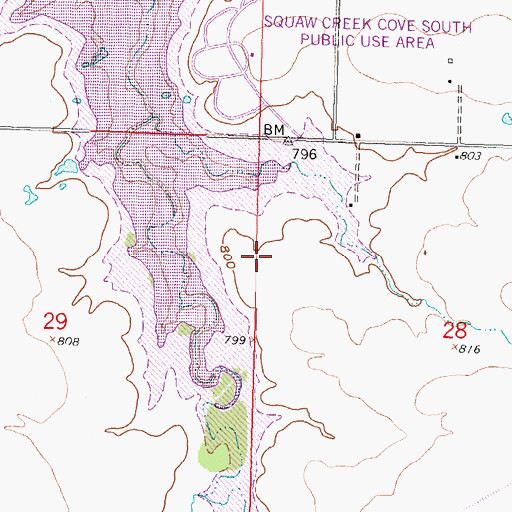 Topographic Map of Christian Church (historical), KS