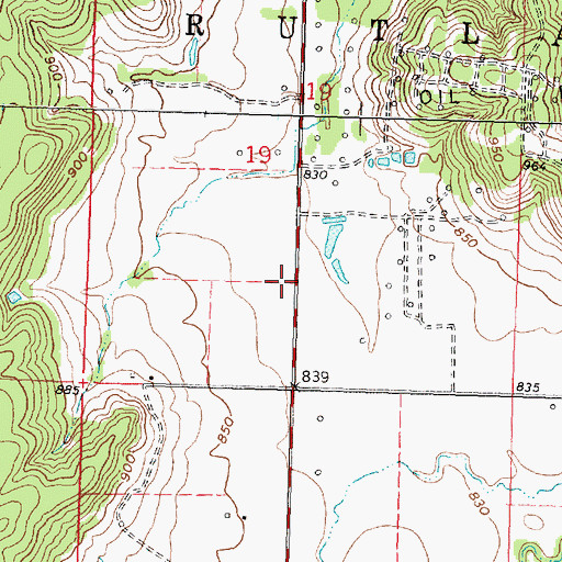 Topographic Map of Circle Valley School (historical), KS