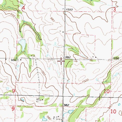 Topographic Map of Fairview School (historical), KS