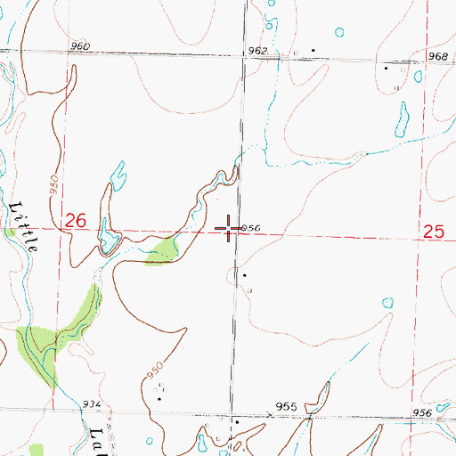 Topographic Map of Fairview School (historical), KS