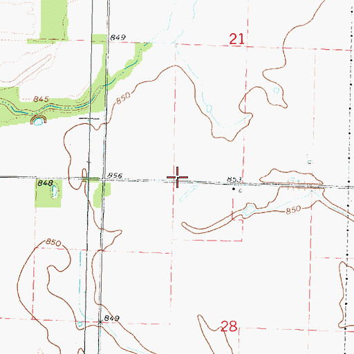 Topographic Map of Lakeview School (historical), KS