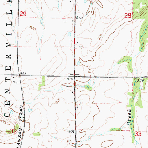 Topographic Map of Liberty School (historical), KS