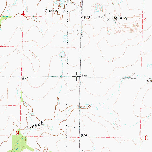 Topographic Map of Lone Elm School (historical), KS