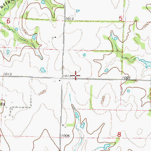 Topographic Map of Prairie Queen School (historical), KS