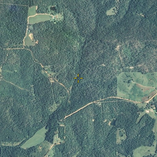 Aerial/Satellite Image of Davis Spring, AR