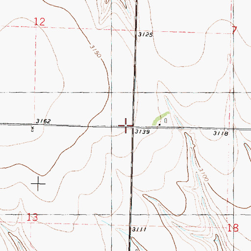 Topographic Map of Harmony School (historical), KS