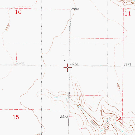 Topographic Map of Fairview School (historical), KS