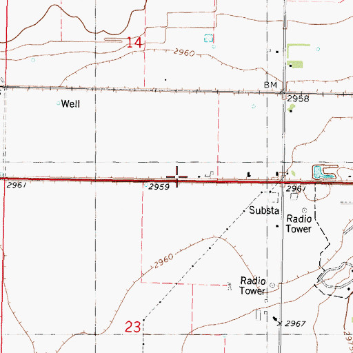 Topographic Map of Kingdom Hall Church (historical), KS