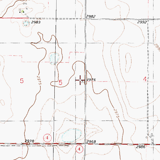 Topographic Map of Zanobia School (historical), KS