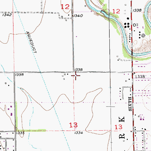 Topographic Map of Gem School (historical), KS