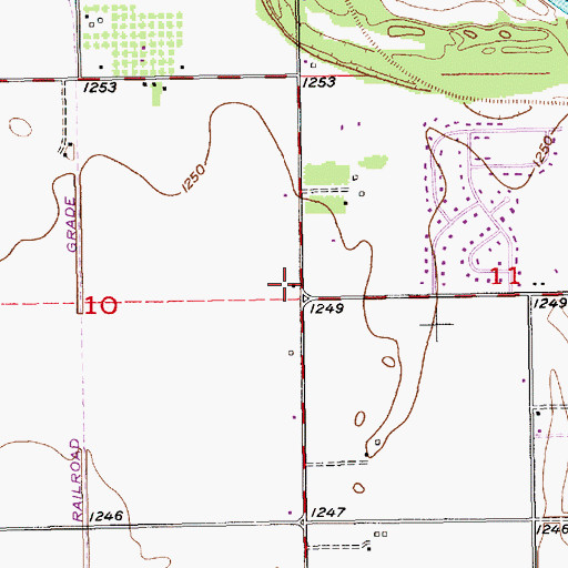 Topographic Map of Pleasant Valley School (historical), KS