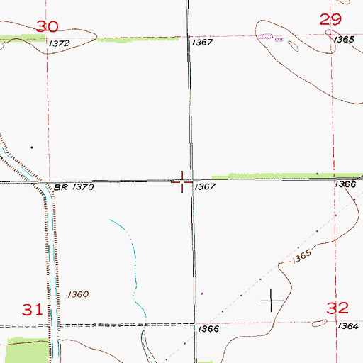 Topographic Map of Prairie Queen School (historical), KS