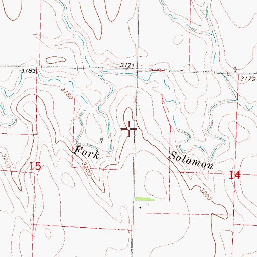 Topographic Map of Star School (historical), KS
