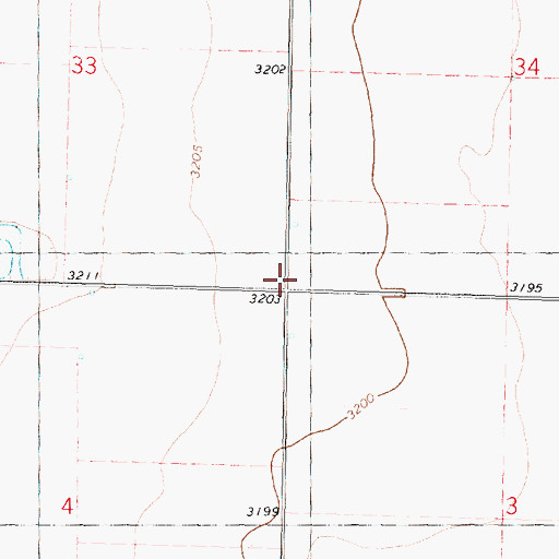 Topographic Map of Lone Corner School (historical), KS