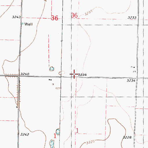 Topographic Map of Prairie View School (historical), KS