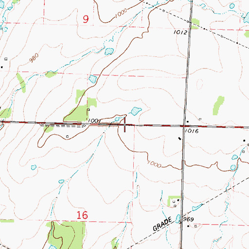 Topographic Map of Centralia School (historical), KS