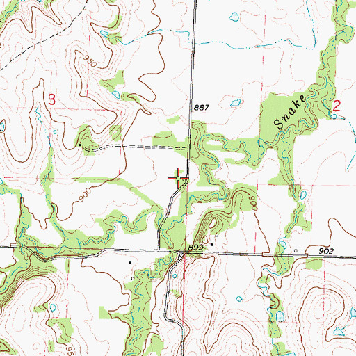 Topographic Map of Lamb School (historical), KS
