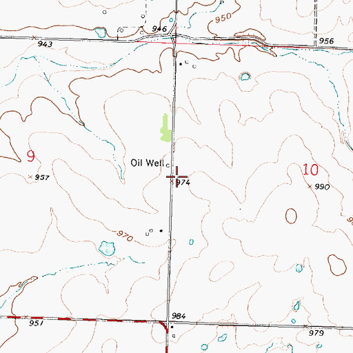Topographic Map of Stone School (historical), KS
