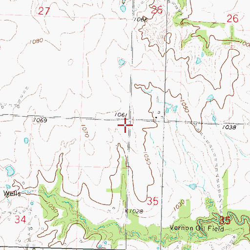 Topographic Map of Excelsior School (historical), KS