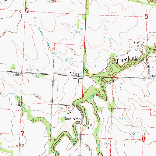 Topographic Map of Finney School (historical), KS