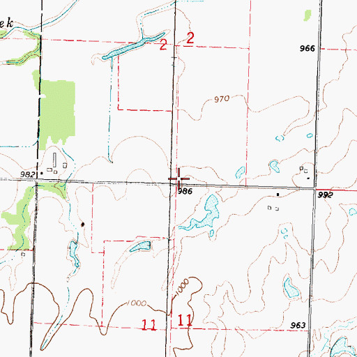 Topographic Map of Hopewell School (historical), KS