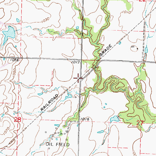 Topographic Map of Lomando (historical), KS