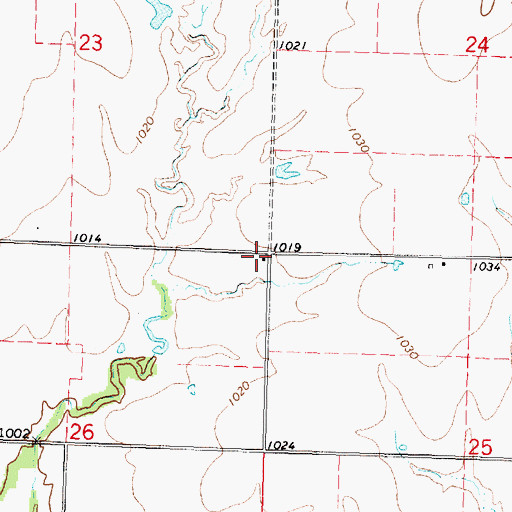 Topographic Map of McClannahan School (historical), KS
