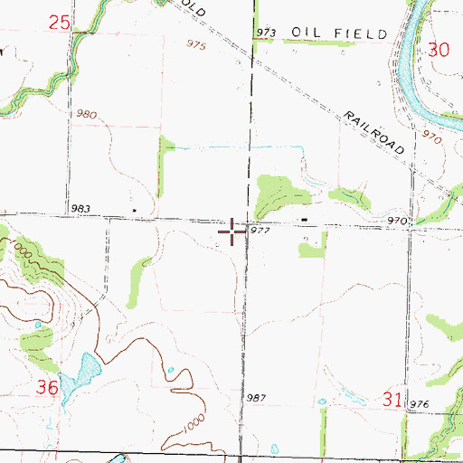 Topographic Map of North Star School (historical), KS