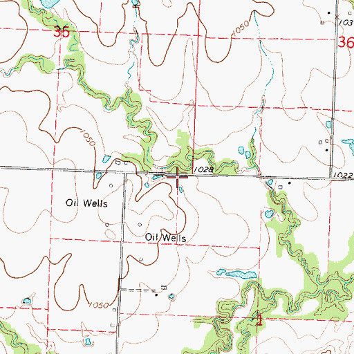 Topographic Map of Parallel School (historical), KS