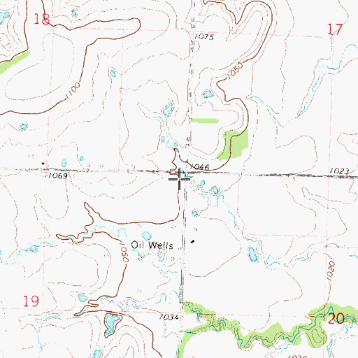 Topographic Map of Prairie Rose School (historical), KS
