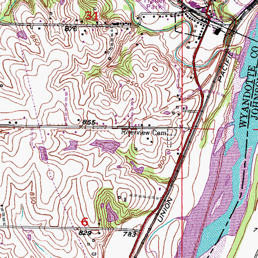 Topographic Map of Philo (historical), KS
