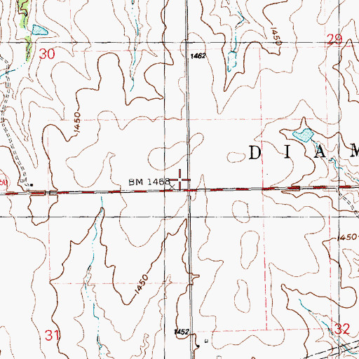 Topographic Map of Immanuel Church (historical), KS