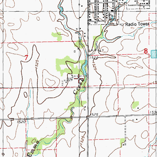 Topographic Map of Mennonite Heritage Museum (historical), KS