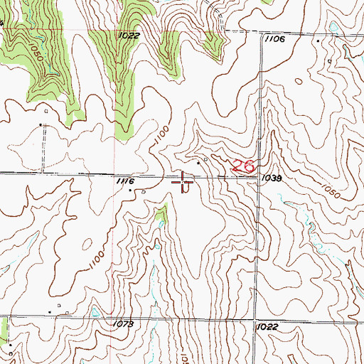 Topographic Map of Somerset Airport (historical), KS