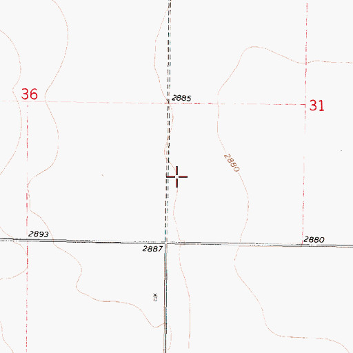 Topographic Map of Sutton (historical), KS