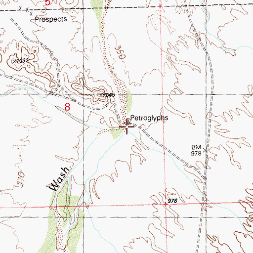 Topographic Map of French Creek, AZ