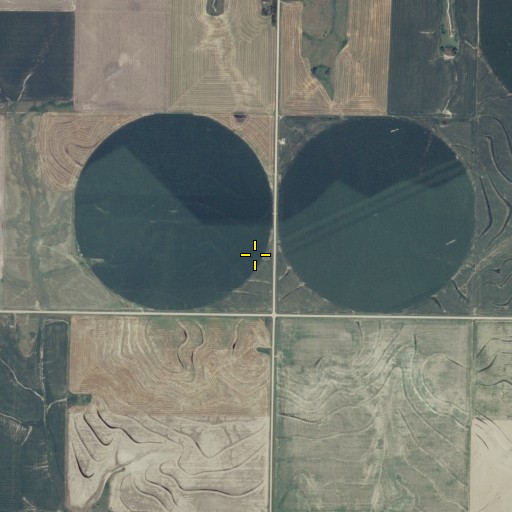 Aerial/Satellite Image of Lucerne, KS