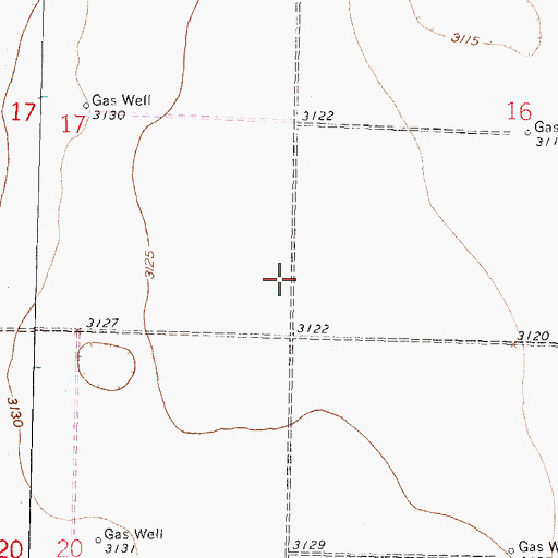 Topographic Map of Stano, KS