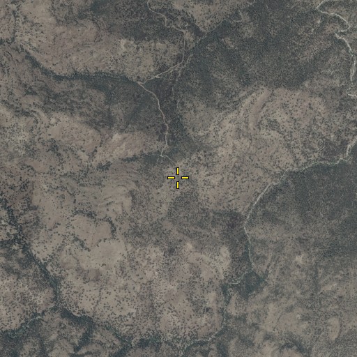 Aerial/Satellite Image of French Gap, AZ