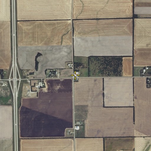 Aerial/Satellite Image of New Gottland, KS